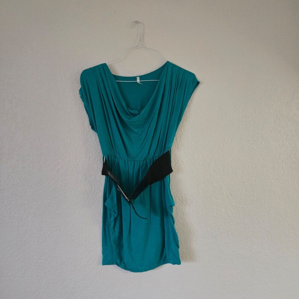Bella D Dress with Black Belt Size Medium